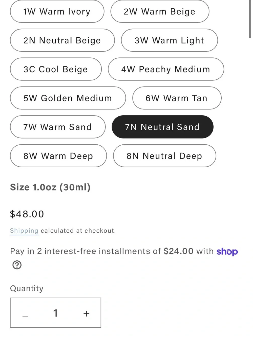 7N SKINN Scientific Color Foundation + Concealer - Neutral Sand